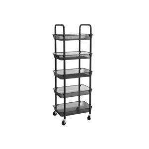 SONGMICS 5-tier trolley, black
