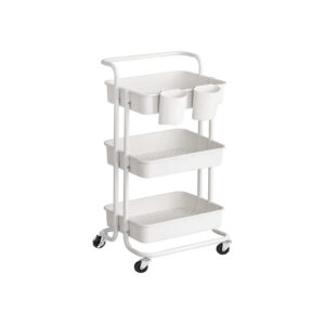 SONGMICS 3-Tier Trolley, White