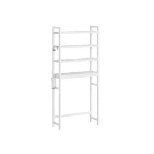 SONGMICS WC-hylly säädettävillä hyllyillä, pilvinen valkoinen