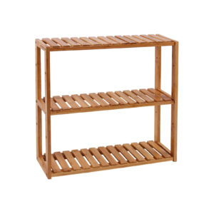 SONGMICS Bamboo Shelf with 3 Shelves