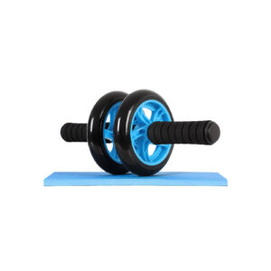 SONGMICS Ab Roller with Exercise Mat Blue