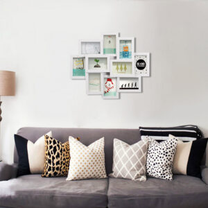 SONGMICS billedramme-collage, 10 fotorammer til 10 x 15 cm billeder, fotocollage