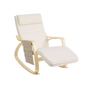 SONGMICS Gyngestol af birketr?, beige