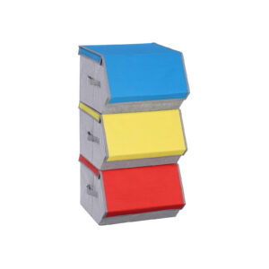 SONGMICS Colorful Storage Boxes, Set of 3