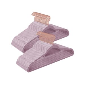 SONGMICS 50-pak velour-b?jler i lys lilla