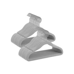 SONGMICS b?rneb?jler, s?t med 50 stk. med 360? drejelige kroge, duvegr?