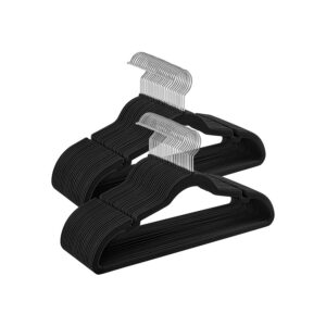 SONGMICS b?jle i fl?jl, 50 stk. pladsbesparende, sort