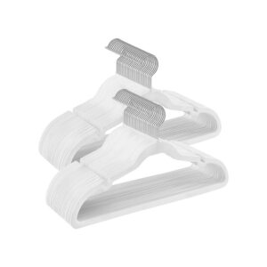 SONGMICS b?jle i fl?jl, 50 stk. s?t, pladsbesparende, hvid