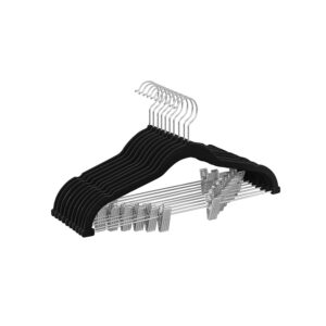 SONGMICS b?jle i fl?jl, 20 stk. s?t, pladsbesparende, sort