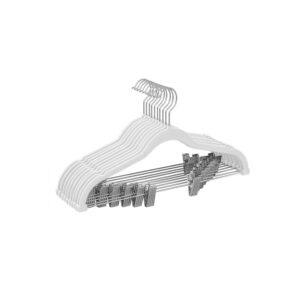 SONGMICS b?jler i fl?jl, 10 stk. s?t  med justerbare, hvid