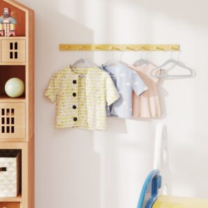 SONGMICS Children's Clothes Hangers 30-piece set with 360° rotating hooks, dove gray