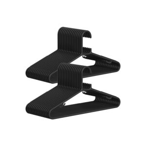 SONGMICS b?jle i plast, 30 stk. s?t, letv?gts, sort