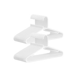 SONGMICS B?jler i plast, s?t med 30 stk., letv?gts, hvid