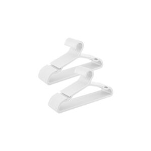 SONGMICS b?jle i plast, 50 stk. s?t, 41,7 cm bred, skyhvid