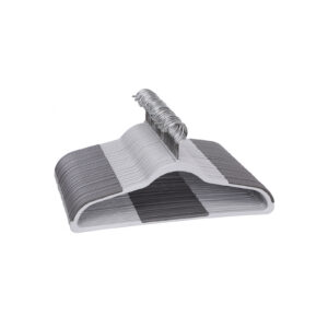 SONGMICS klädhängare i plast, 30 stycken, grå