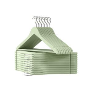 SONGMICS b?jler af tr?, 20 stk. lysegr?n-s?lvfarvet