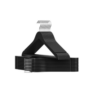 SONGMICS puinen henkaripakkaus, 30 kpl, 360° kääntyvät koukut, musta