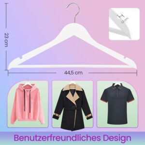 SONGMICS b?jler af tr?, s?t med 50 stk., b?jler af massivt tr?