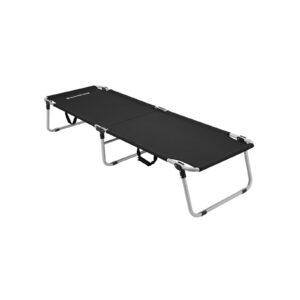 SONGMICS Camping Bed 190 x 63 x 36 cm Black