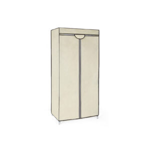 SONGMICS kangaskaappi vetoketjulla, beige