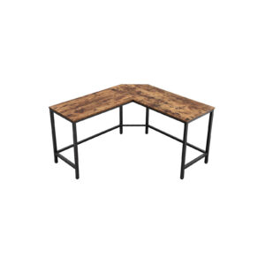 VASAGLE Corner Desk Vintage Brown