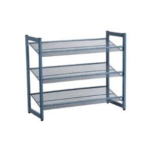 SONGMICS kenkähylly 3 ritilähyllyä sininen