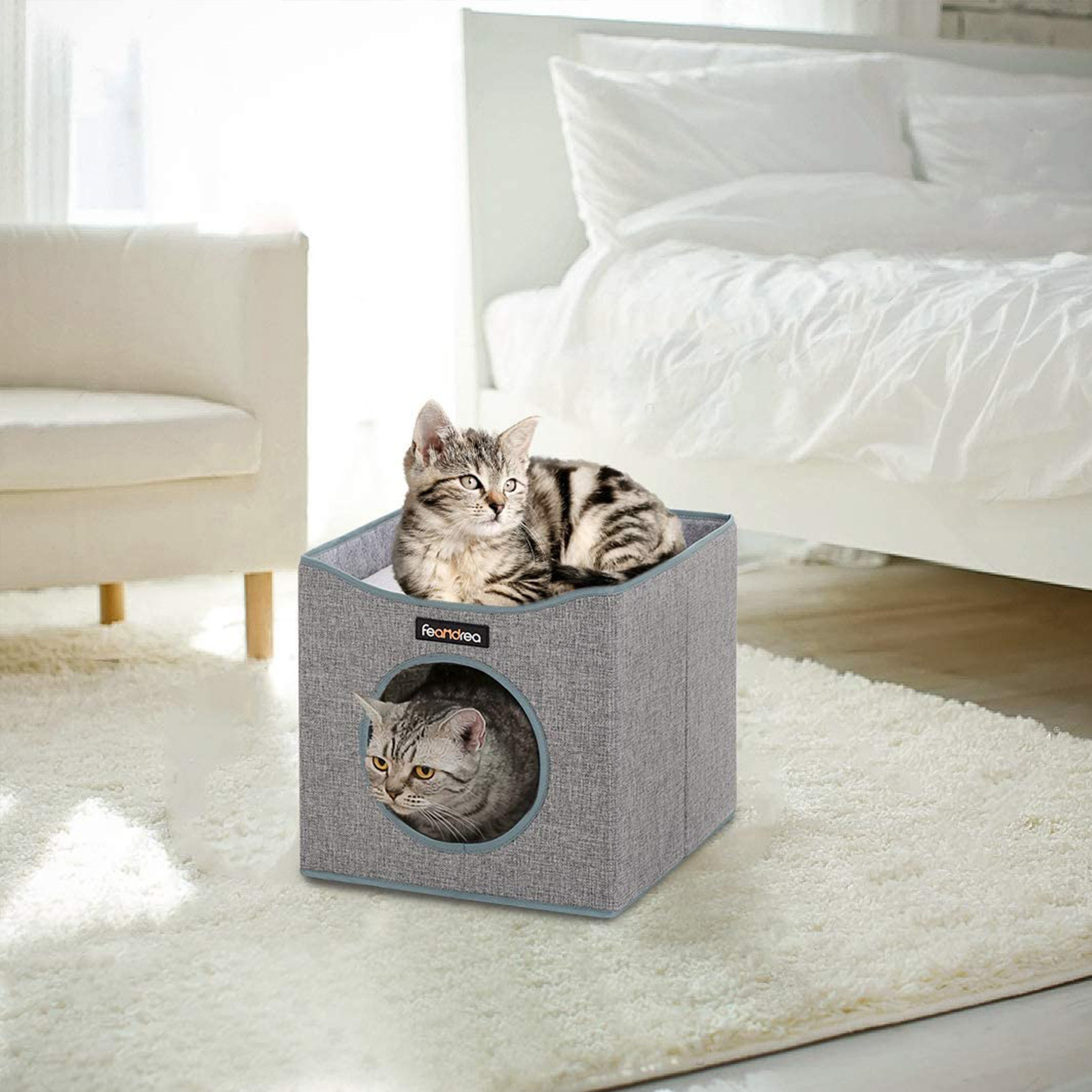 Feandrea hopfällbar kattkoja - Bild 3