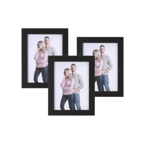SONGMICS fotoramme 3 stk. 13 x 18 cm sort
