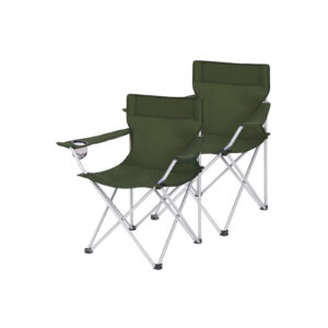 SONGMICS Camping Chairs Set of 2, load capacity up to 120 kg