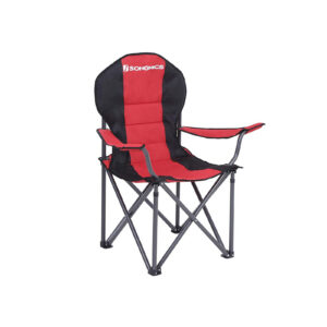 SONGMICS camping chair with foam-padded seat