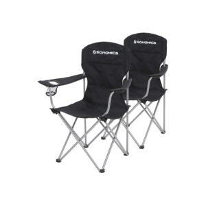 SONGMICS Camping Chair 2-Piece Set