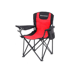 SONGMICS Camping Chair Red-Black