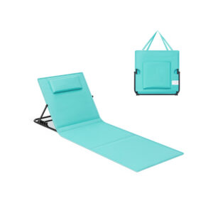 SONGMICS 2-pak strandstole med trinl?st justerbart rygl?n