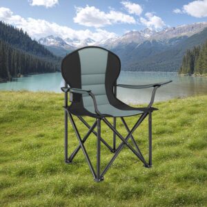 SONGMICS folding beach chair, camping chair, load capacity up to 250 kg