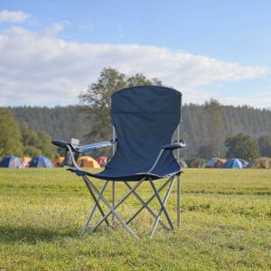 SONGMICS Camping Chair 2-Piece Set, Fishing Chair, Load Capacity up to 150 kg
