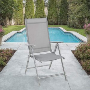 SONGMICS havestol, klapstol med en belastbarhed p? op til 150 kg, med metalstel