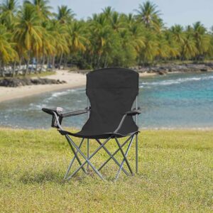 SONGMICS Camping Chair 2-Piece Set, Fishing Chair, Load Capacity up to 150 kg