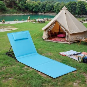 SONGMICS Beach Chair, Camping Chair, Sun Lounger