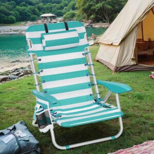 SONGMICS beach chair, camping chair, foldable
