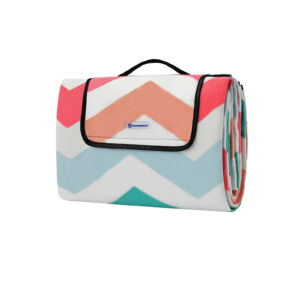 SONGMICS Picnict?ppe r?de b?lger