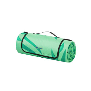 SONGMICS green picnic blanket with tropical fern