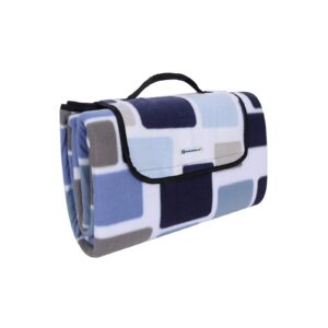 SONGMICS Picnict?ppe Fleece bl? plettet XXL