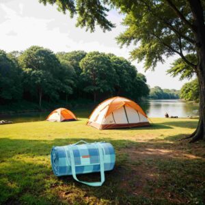 SONGMICS picnic-t?ppe 300 x 200 cm, med 4 jordankre, stort