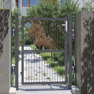 SONGMICS havel?ge, haved?r, galvaniseret st?l