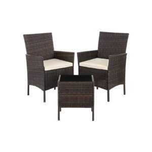 SONGMICS 3-piece garden furniture set