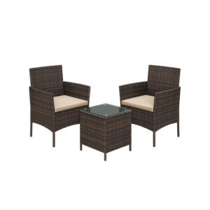 SONGMICS 3-piece garden furniture set