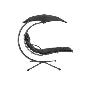 SONGMICS Floating Lounger Black