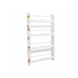 SONGMICS Bookshelf with 4 Shelves White