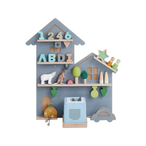 SONGMICS vägghylla för musiklåda för barn