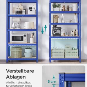 SONGMICS lagerreol 180 x 90 x 40 cm bl?